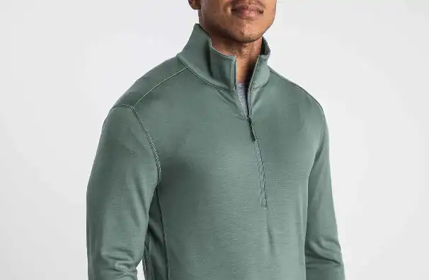 MEN'S BLENDED MERINO WOOL 1/4 ZIP